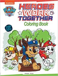 Wonder house Heroes Work Together Colouring Book
